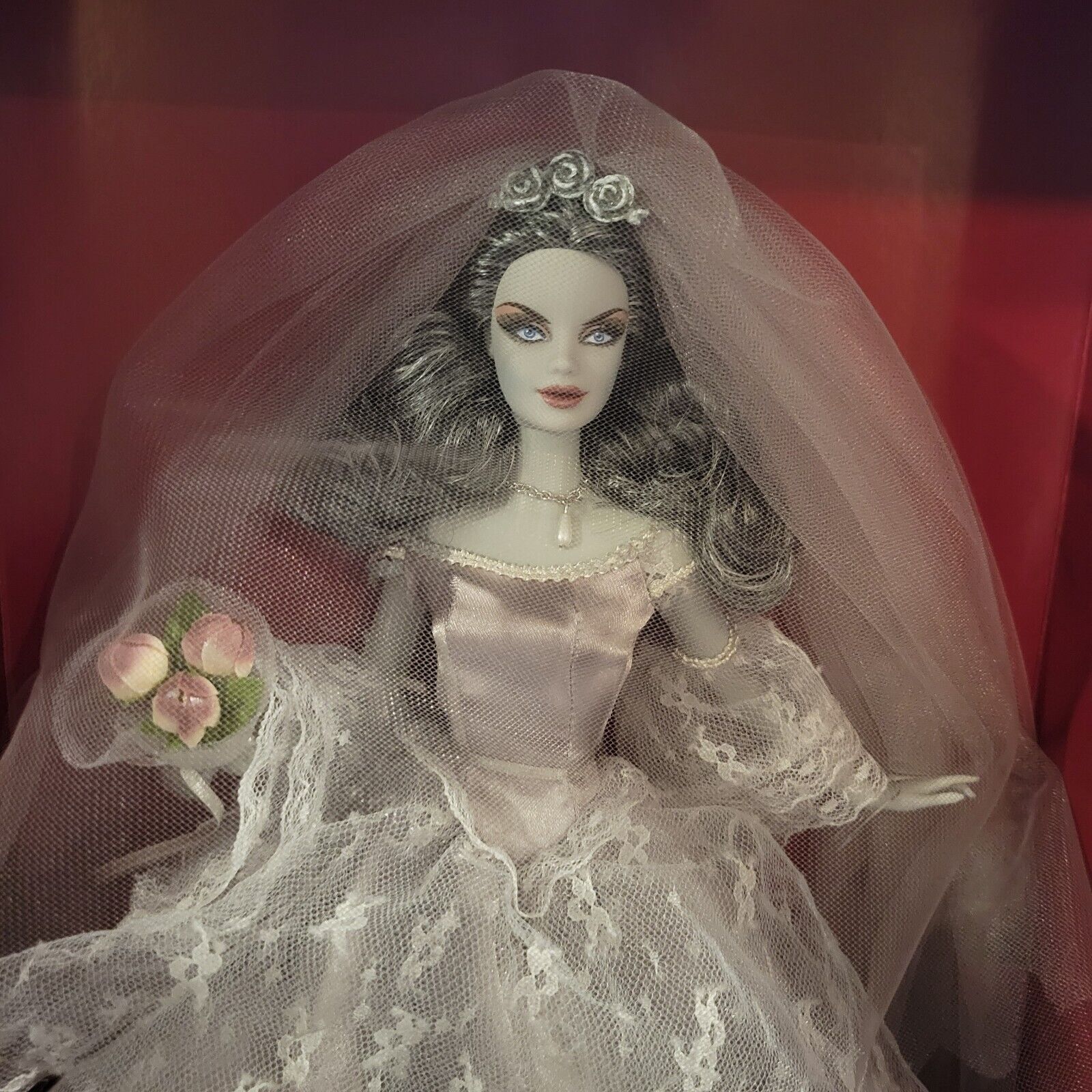 Haunted Beauty Zombie Bride Barbie Doll Gold Label Limited Edition CHX12 NIB