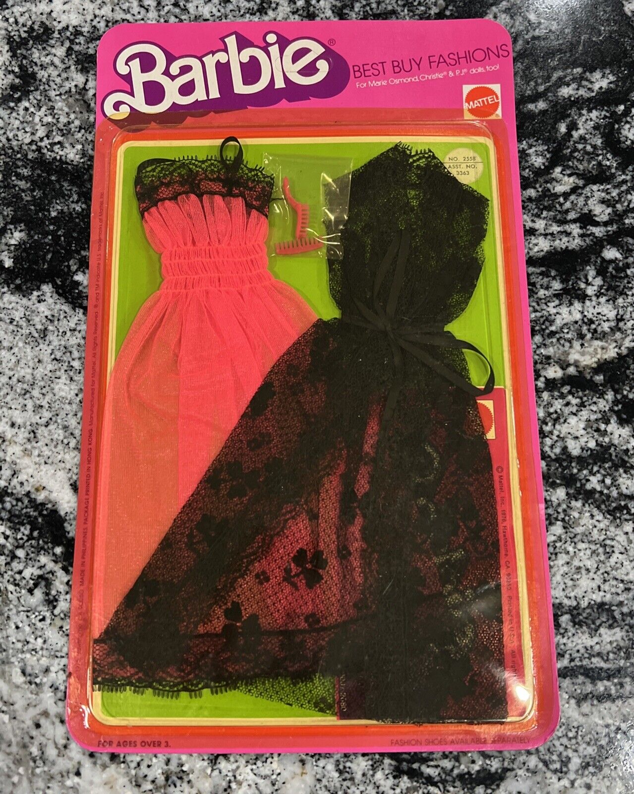 Vintage Barbie Superstar Fashion 1975 #2562 Best Buy Mint On Card Asst 3363 NRFB