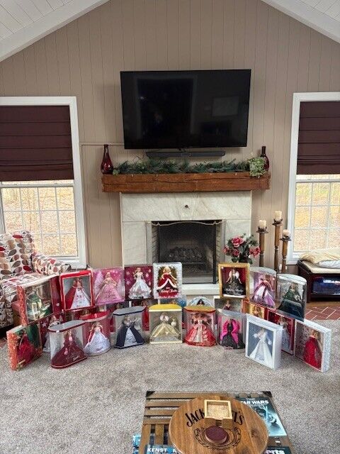 Barbie Holiday Collection Lot, 1997-2022, NIB 26 PC. Set W/ Special Millennium