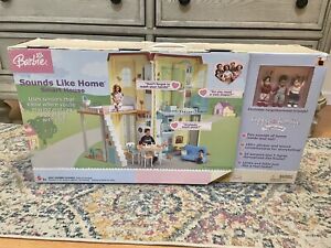 NIB Barbie Happy Family Smart House Home Dollhouse RARE