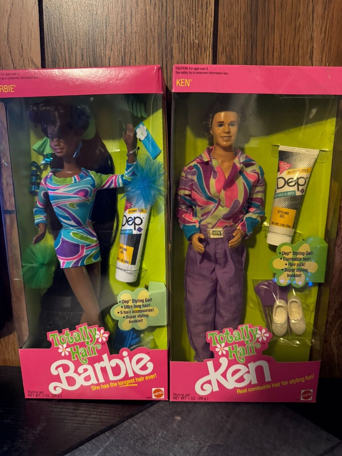 1991 Totally Hair Barbie - ULTRA RARE SET OF 4
