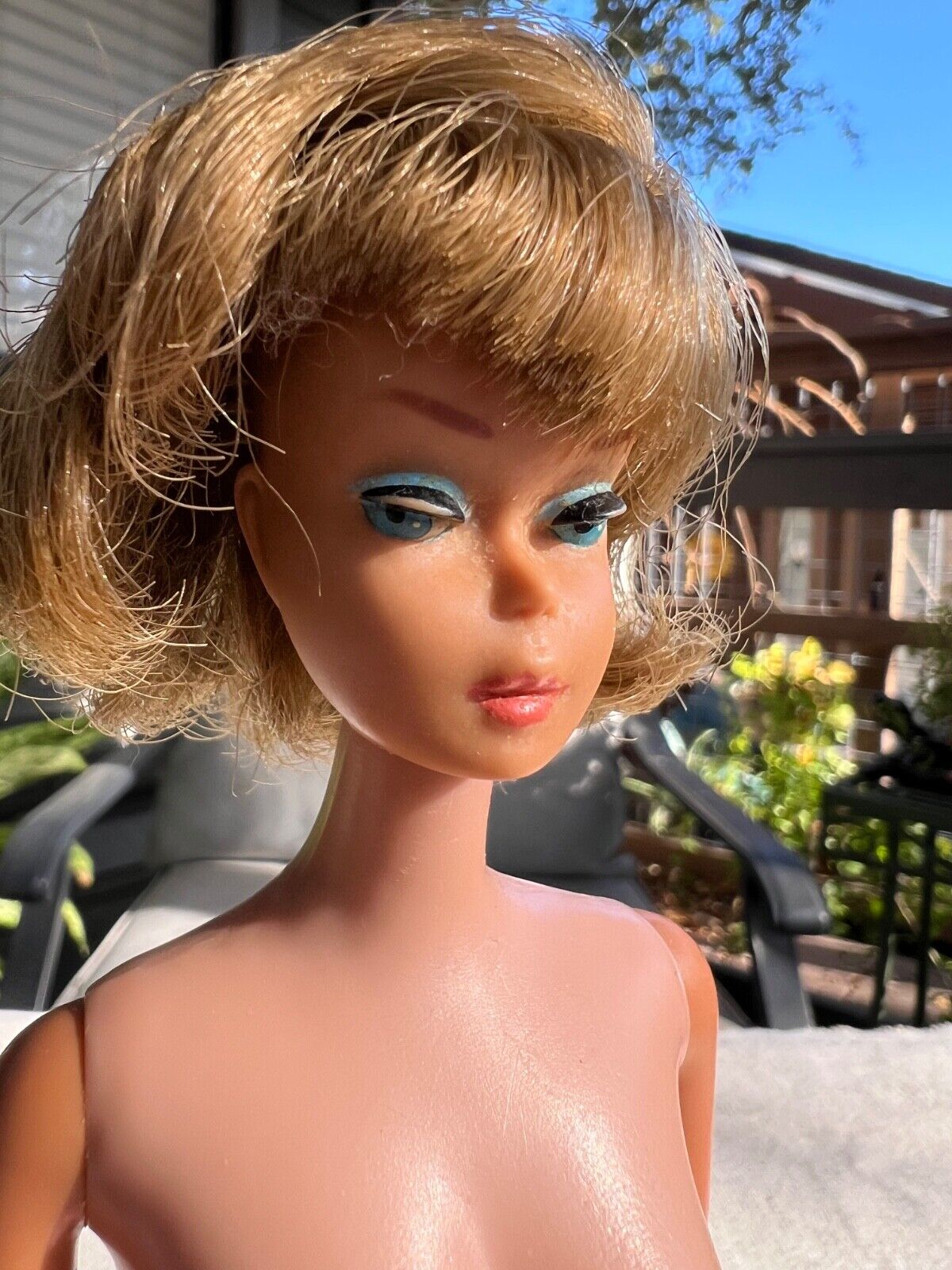 Vintage Barbie Blonde Side Part American Girl Barbie Doll Japan