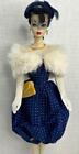 VINTAGE BRUNETTE BARBIE #3 DOLL in VINTAGE GAY PARISIENNE #964 COMPLETE *RARE*