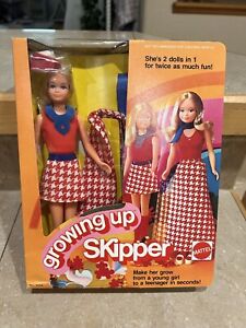 1975 Growing Up Skipper Mint NIB!  HUGE BARBIE DOLL EXTRAVAGANZA