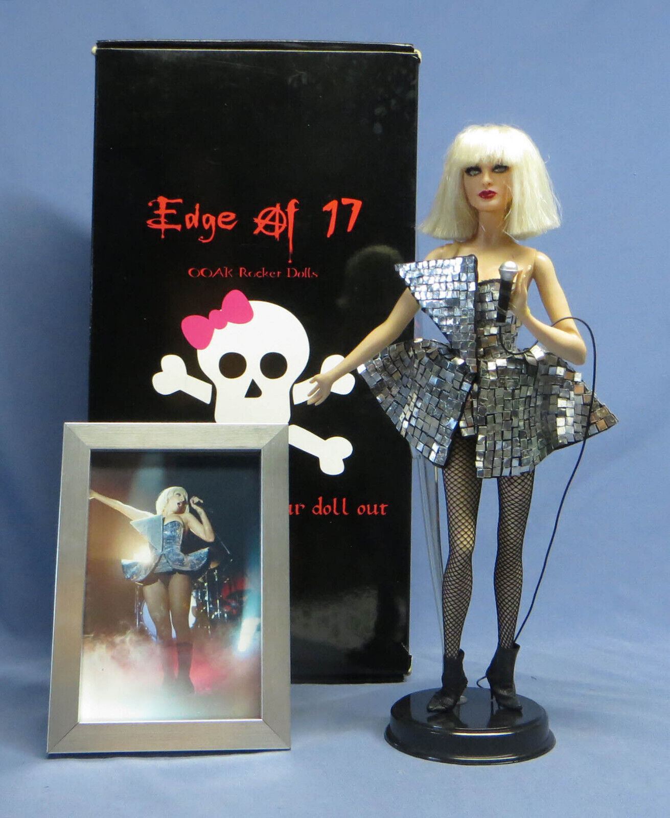 RARE Barbie Convention Edge of 17  OOAK Rocker Doll Lady Gaga  EXC in Box