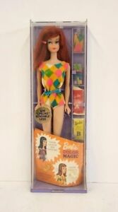 Amazing Color Magic Barbie Deep Red Orange Original Case Beautiful!