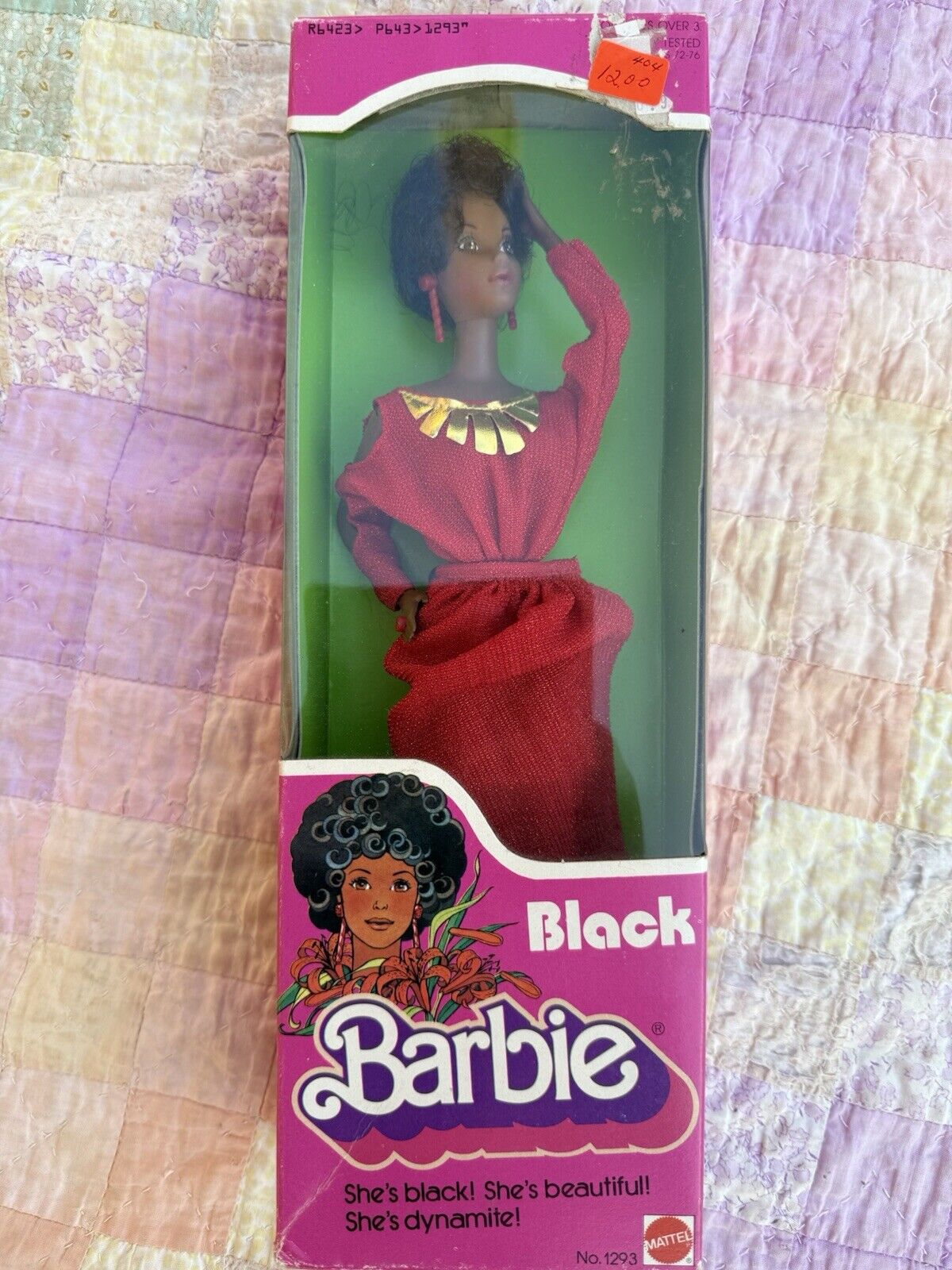 1979 Black Barbie Superstar doll Mattel 1293 Vintage NRFB UNDISTURBED