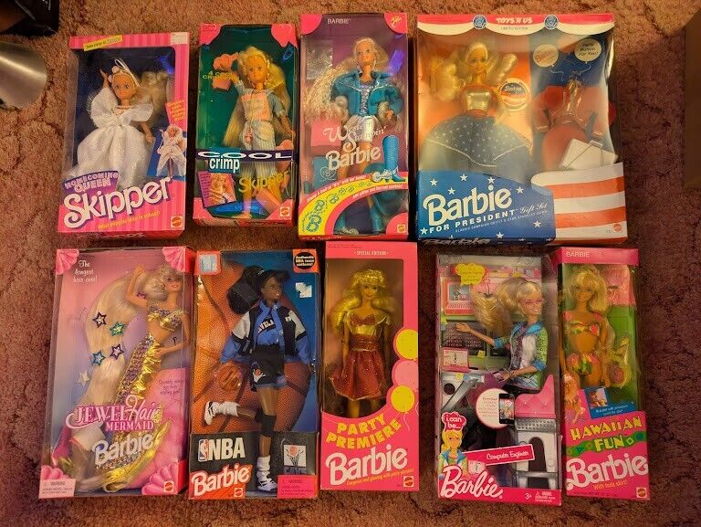 Large Collection of Unique & Valuable BARBIE Dolls! Great deal!