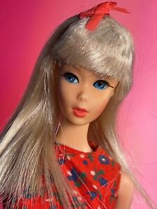 Vtg Twist 'N Turn "Platinum" Barbie Doll #1160 w/ Orig Bow in Japanese Exclusive