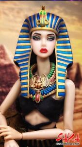 Poppy Parker Repaint Egypt Queen Integrity Toys Fashion Royalty Ooak Barbie Doll