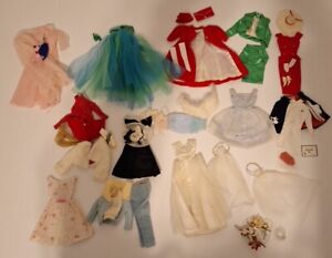 Vintage 1960s Barbie Francie Clothing Lot Of 300+ Shoes Purse Rare Acessories