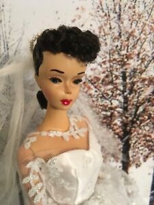 1960 Vintage #3 Brunette Ponytail Barbie Doll??**by Carols**