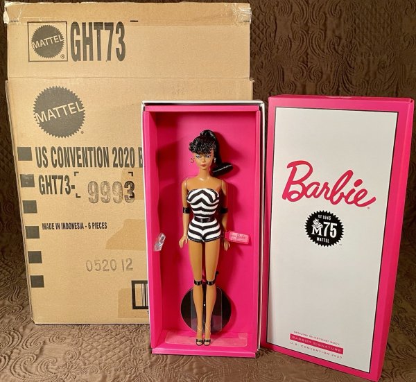 New Listing2020 US Barbie Convention Doll GHT73 Silkstone 75th Anniversary New NRFB Mint