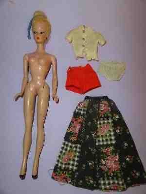 GERMANY BILD LILLY DOLL RARE Vintage in UNDERWEAR & CLOTHS 11.5"/30cm PRE-BARBIE