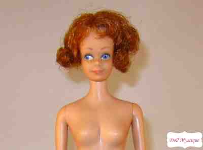Vintage Rare Midge with Teeth Doll titian red hair SL Mattel 60s
