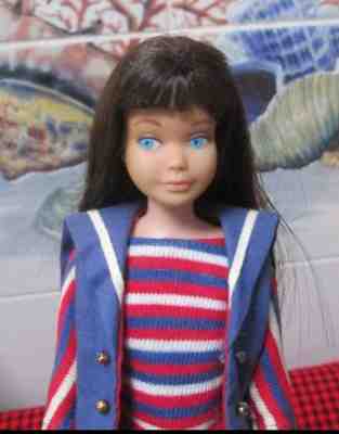 1963 VERY RARE JAPAN VTG.~SKIPPER DOLL~RAVEN HAIR 950 ORIGINAL OUTFIT+SHIP AHOY