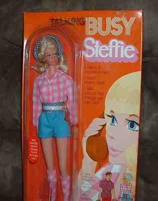 RARE VINTAGE  TALKING BUSY STEFFIE #1186 FROM  1972---ALL ORIGINAL--NRFB