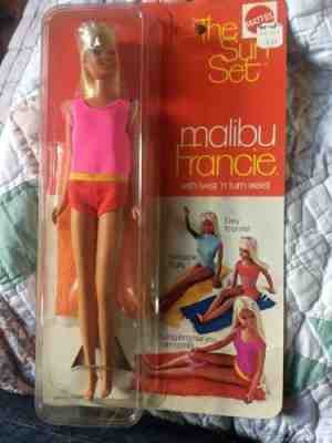 Rare*Vintage Maibu FRANCIE  TWIST N TURN Barbie* 1970 bleach blonde hair 