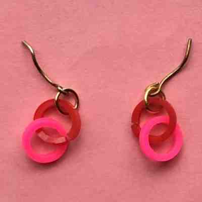 FLOATING GARDENS earrings HTF! Vintage Barbie  rare authentic !