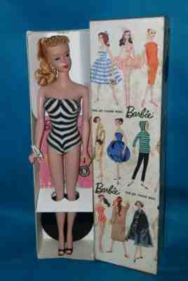 RARE Vintage TM Barbie Nipple Ponytail #4 vintage Gay Parisian Barbie Box 