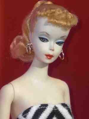 # 1 ponytail 1959  first Barbie NUMBER ONE blonde   amazing hair!
