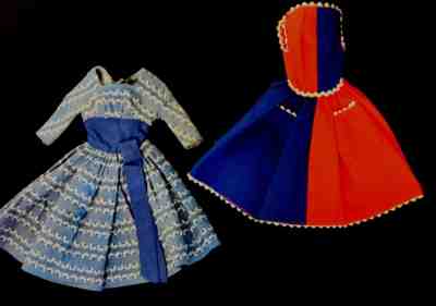 2 Vintage Barbie Dresses #943 & 978 (1959-1962)