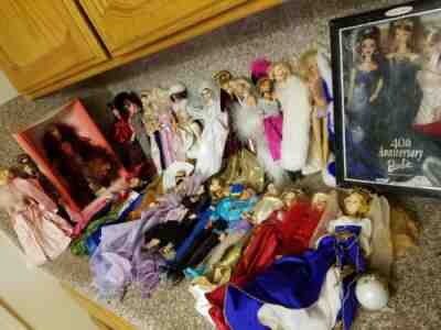 38 Dolls VTG 1960s Barbie 1958 Monroe Vera Wang Ferrari Cinnabar Olympics Movies