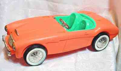 Barbie's First Car-1962 Austin Healy Convertible By Irwin/Mattel-No Windshield
