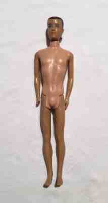 Vintage 1963 "Shorty" Brunette Ken Doll (Mattel #0750) -TLC