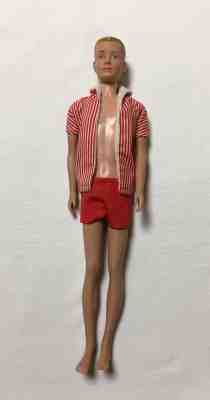Vintage 1963 Blonde Ken Doll (Mattel #0750) w/ Original Outfit