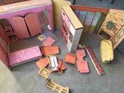 Vtg 50s 60s Barbie New Dream House Furniture 1 Kitchen Incomplete? 3 1963