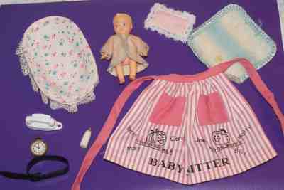 Vintage Barbie Baby-Sits Incomplete Outfit # 953 (1963-1964)