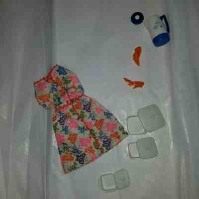 Vintage Barbie Fashion Outfit #1628 Brunch Time 1965 near Complete