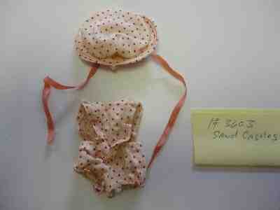 1965 Mattel TUTTI Barbie Sister Outfit - #3603 SAND CASTLES