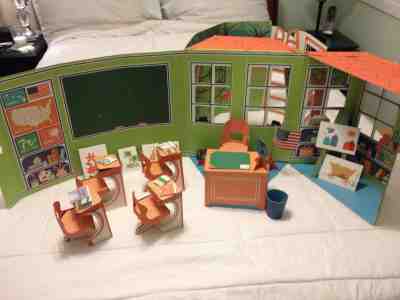 RARE 1965 Mattel "Barbie and Skipper School" Play Set in Exceptional Condition!