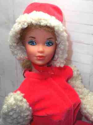 Vintage Barbie QUICK CURL MISS AMERICA HEAD 1966 TAIWAN BODY in SKATE MATES
