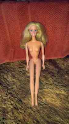 Vintage Mattel 1966 Barbie Doll Blond Hair Blue Eyes Philippines 