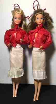 Vintage 1966 Barbie Doll Mattel Philippines Taiwan Twist N Turn Lot Of 2