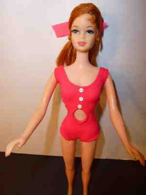 Vintage Barbie "Twist & Turn Stacey" #1165 Japan (1968). Copper Penny Redhead EC