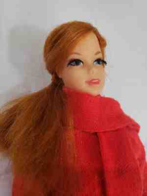 Barbie Vintage Mod 1968 Twist N Turn Stacey  #1165 Japan Copper Penny Redhead 