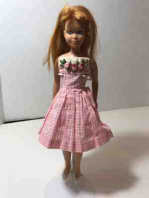 Vintage Skipper 1968 Redhead Bend Leg With Vintage Skipper Dress Made in Japan