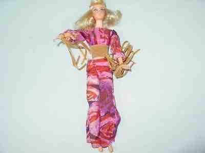 Vintage Barbie from 1968, Complete with hippy dress