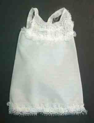 Vintage Mod Barbie Francie 1969 #1229 Sugar Sheers White Slip Top w/ Lace TAG NM