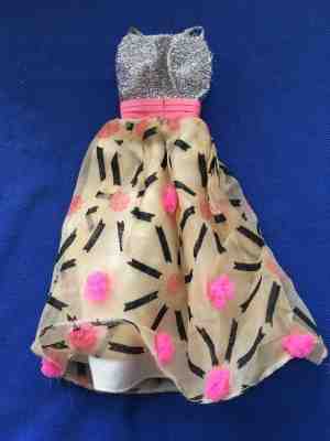 #1874 Fab City  1969 evening dress TLC Vintage Barbie doll