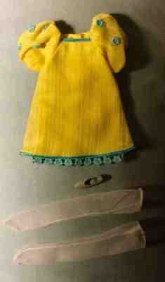 Vintage Barbie / Francie Outfit #1223 "The Yellow Bit" 1969