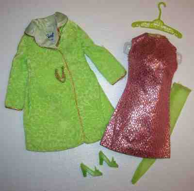 Vintage Barbie Doll #1488 Velvet Venture Outfit 1969-1970 Near Complete