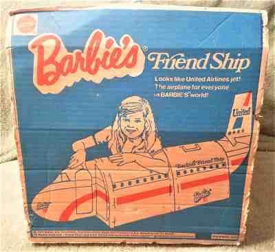 barbie united airplane