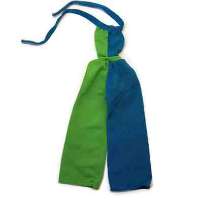 Vintage Barbie 1970s Mod Color Block Halter Top Palazzo Wide Leg Pants Jumpsuit