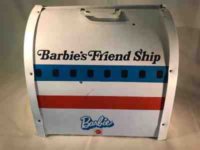 1970's Vintage Barbie Friend Ship Plane Fold Out w/ Accessories United Airlines