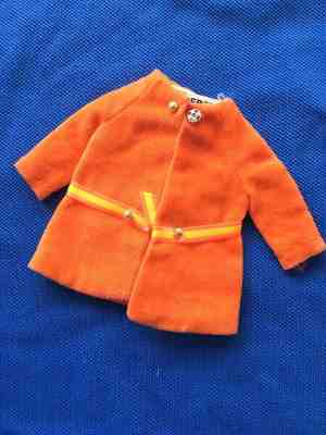  #1586 Very best Velvet Sears Gift set Skipper doll coat 1970 VINTAGE BARBIE
